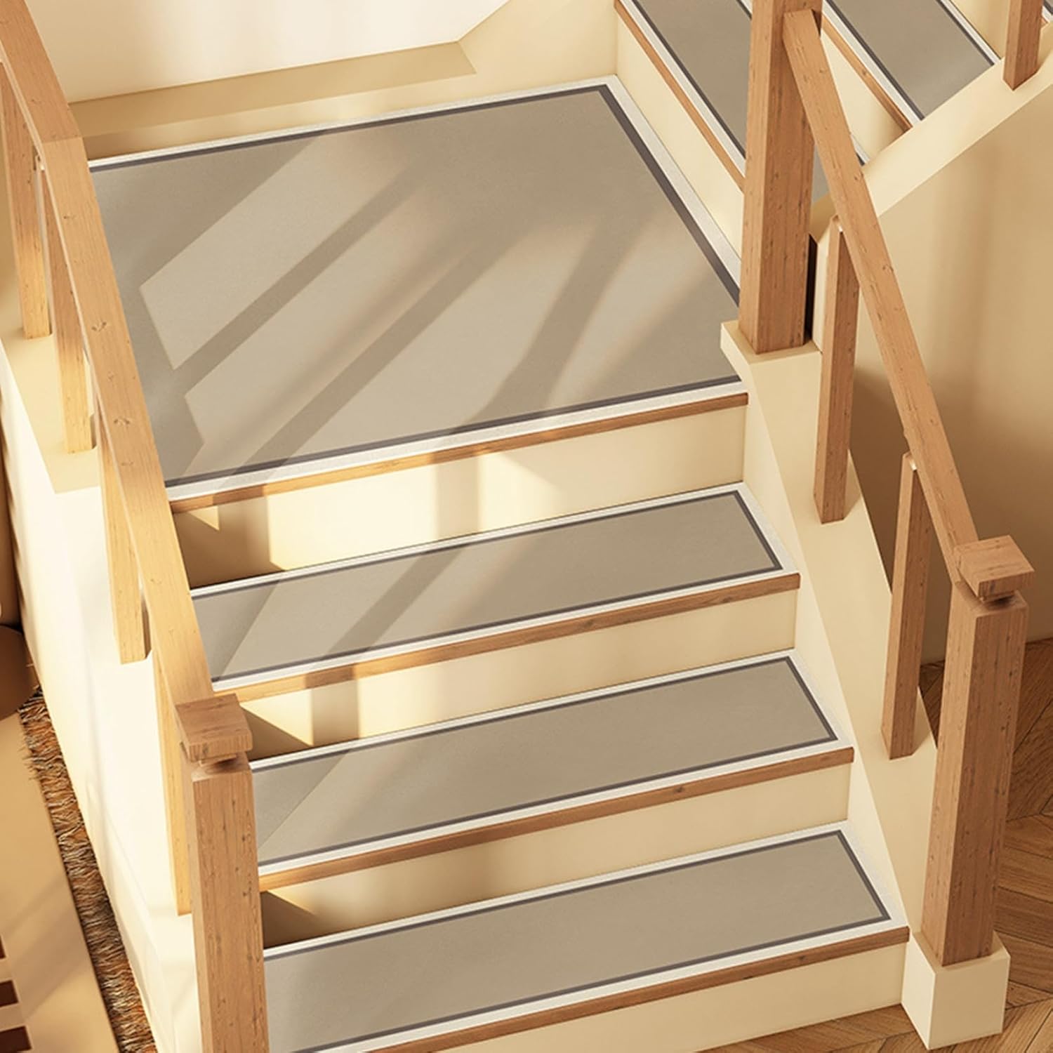 【20%OFFクーポン】階段マット 30*120cm-5枚 防音 滑り止め 洗える 階段 階段敷き 珪藻土 吸水 速乾 ズレない 床保護 転倒防止 キズ防止 床暖房対応 四季通用子供/高齢者/ペット安全対策に 階段クッション 9,007円