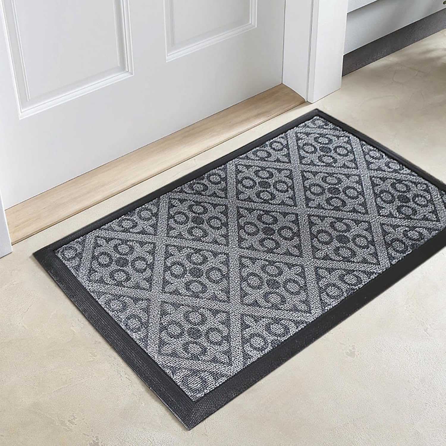 【20%OFFクーポン】玄関マット 屋外 滑り止め 泥落としマット ドアマット 60x90cm 耐磨耗性 ホテル用 マット シンプル 業務用 家庭用 エントランスマット 出入り口 店舗 病院 クリニック オフィス 会議室