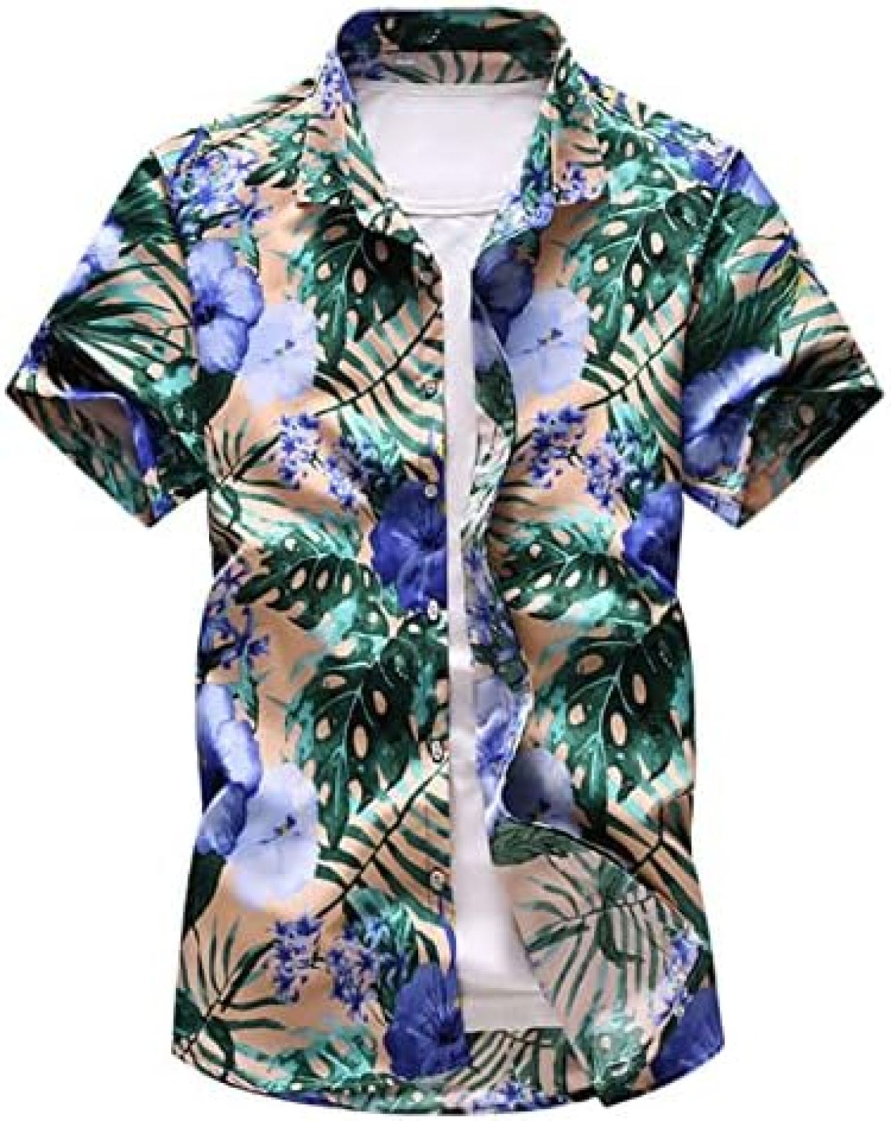 アロハシャツ 花柄シャツ 半袖シャツ メンズ 春夏 ハワイアン ビーチシャツ カジュアルシャツ 韓国風 オシャレ 総柄 ?量 スリム 渋谷系 薄手 花火大会 やくざ 大きいサイズ 日焼け止め 速乾通気｜Yokos