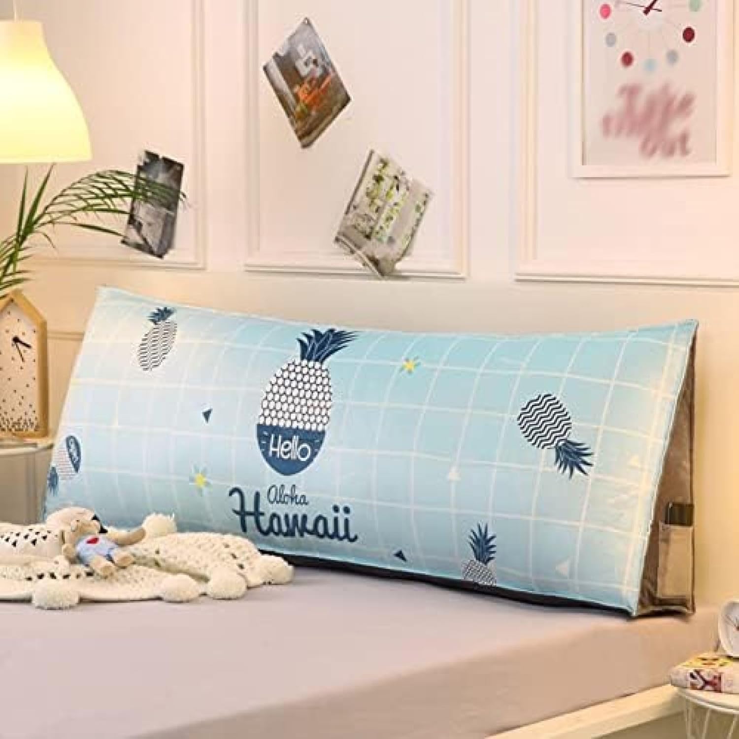 【20%OFFクーポン】三角枕 腰クッション 120*50*20cm 背もたれ 低反発 腰当て カラー7 背当て ウェッジクッション ヘッドボード 読書枕 取り外し可能な洗える ポケット付き ウェッジ枕 読書用 プレゼント｜Yokos