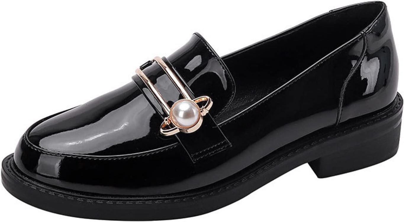 【20%OFFクーポン】学生ローファー 3cmヒール 美脚 ローファーパンプス レディース スクール 学生 黒 エナメル パンプス 入学 卒業 卒園 入園 女性 高校生 制服 オフィス 大きいサイズ 通勤 通園 通学 女子高｜Yokos