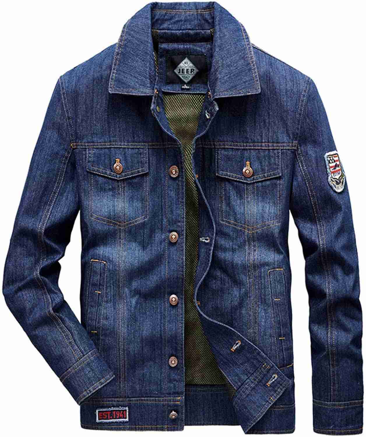 【20%OFFクーポン】秋服 春 メンズ Gジャン デニムジャケット オーバーサイズ 修身 体型カバー ラペルネック 薄手 胸ポケット ジージャン ジャケット ワッペン ストリート ファッション お出かけ 普段着 アウター|Yokos