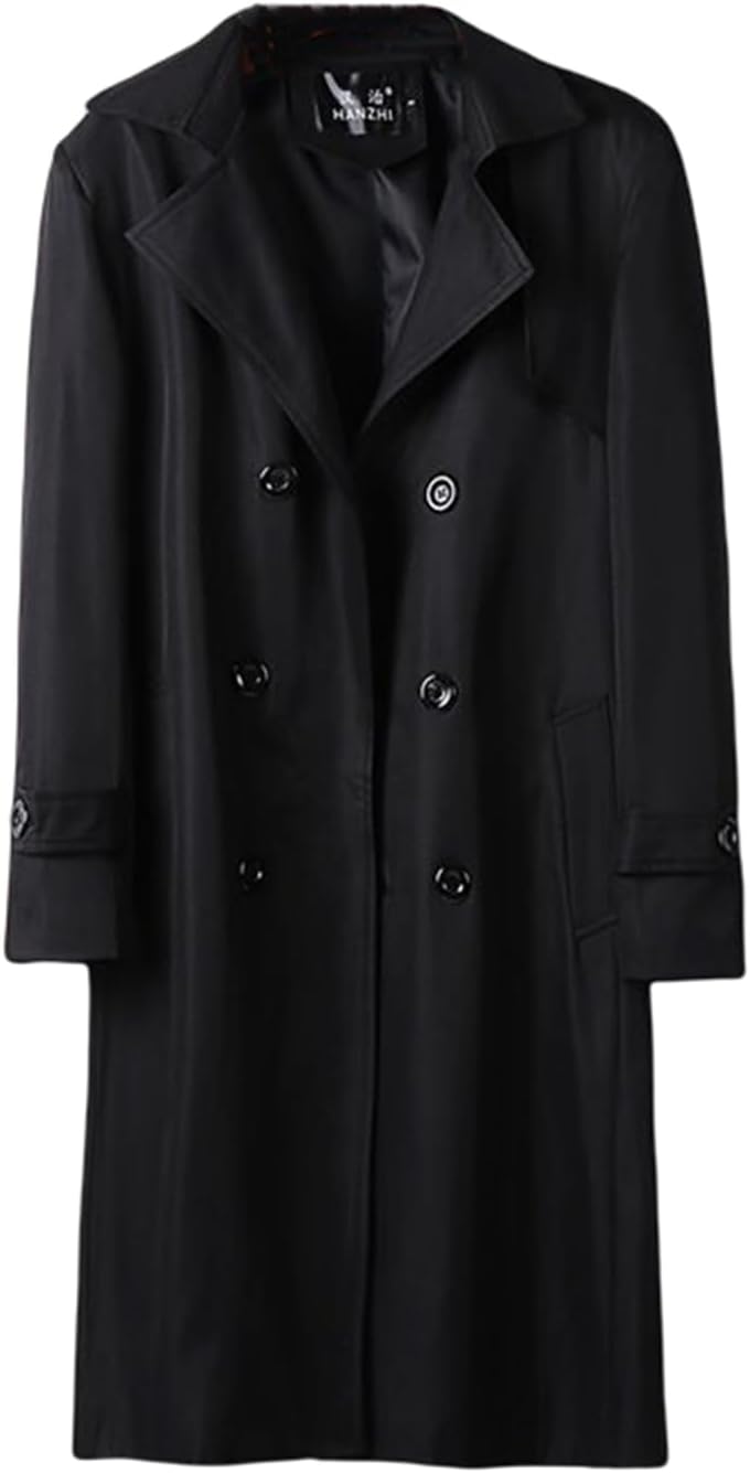 【20%OFFクーポン】ロングコート メンズ 春秋 スプリングコート 無地 長袖 ロング 薄手 ベルト ダブル ポケット ステンカラーコート スリム オーバーサイズ トレンチコート ビジネス おしゃれ 通学 オフィス 防風｜Yokos