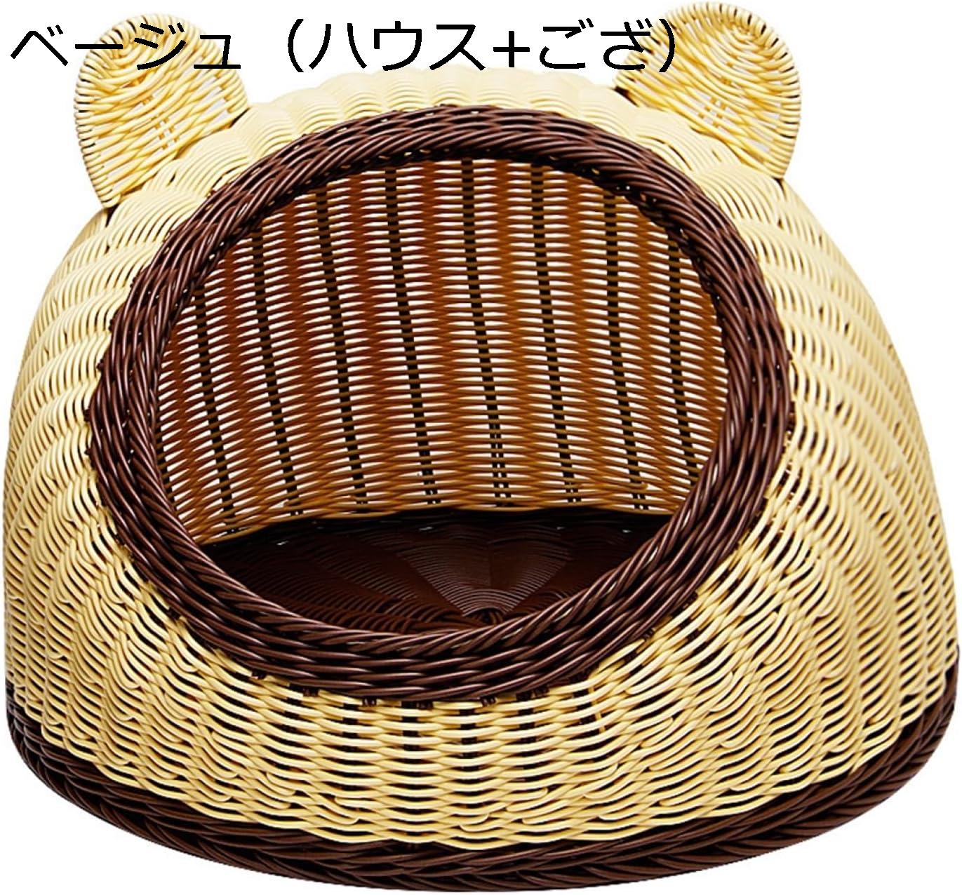 【20%OFFクーポン～】猫 ハウス キャットハウス 藤編み インテリア おしゃれ 通気性 四季通用 洗える 耐久性 お手入れ簡単 ひんやり 猫 小型犬 手編み猫ちぐら 猫 ベッド ペットハウス 小動物用ケージ ペット休憩所 かわいい｜Yokos