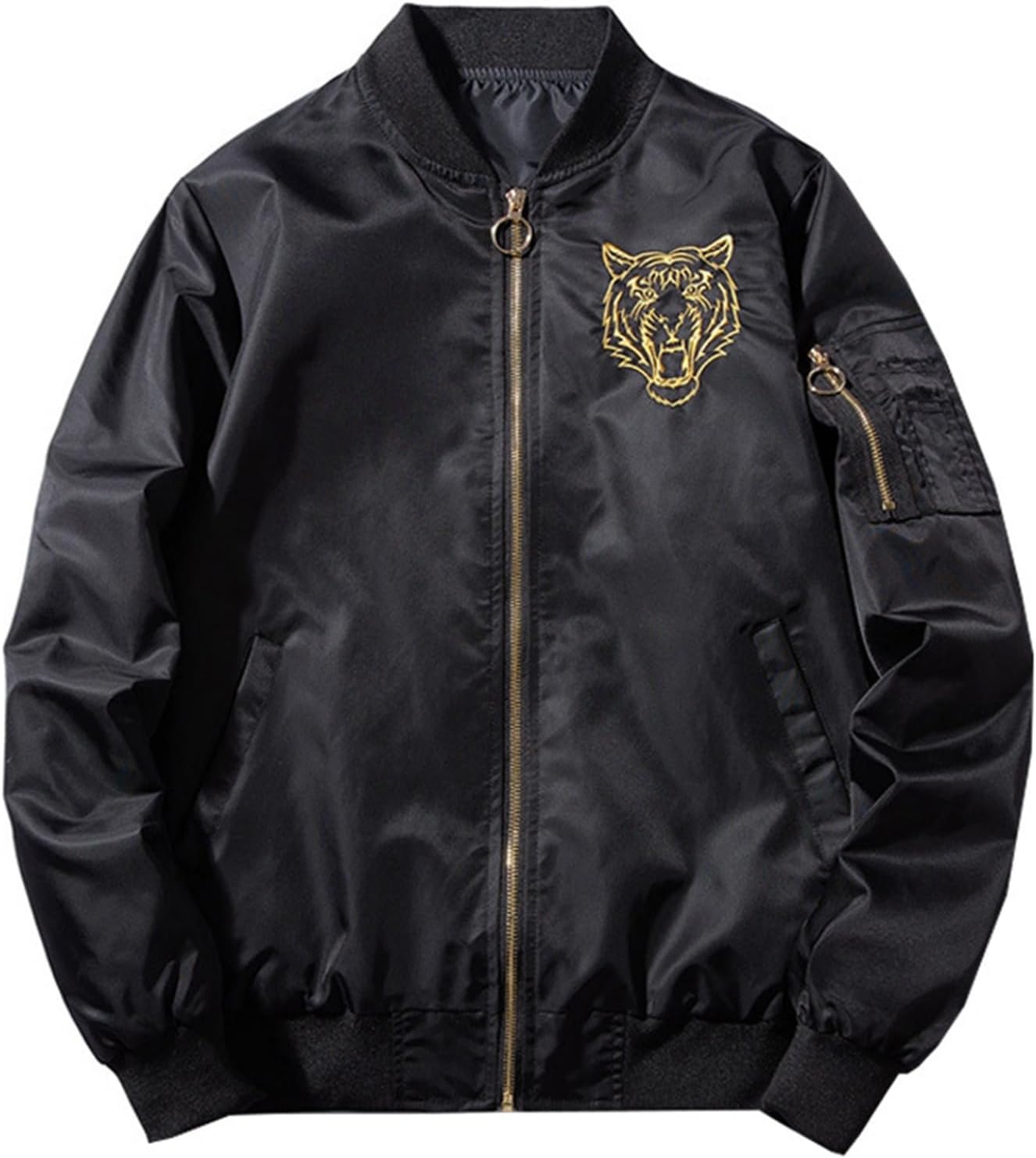 【20%OFFクーポン～】ジャケット メンズ 春秋冬 スカジャン 防風 保温性 カジュアル スタジアムジャンパー ジッパー ブルゾン ストリート キャンプ バイク フライトジャケット スタジャン おしゃれ 男性用 トップス