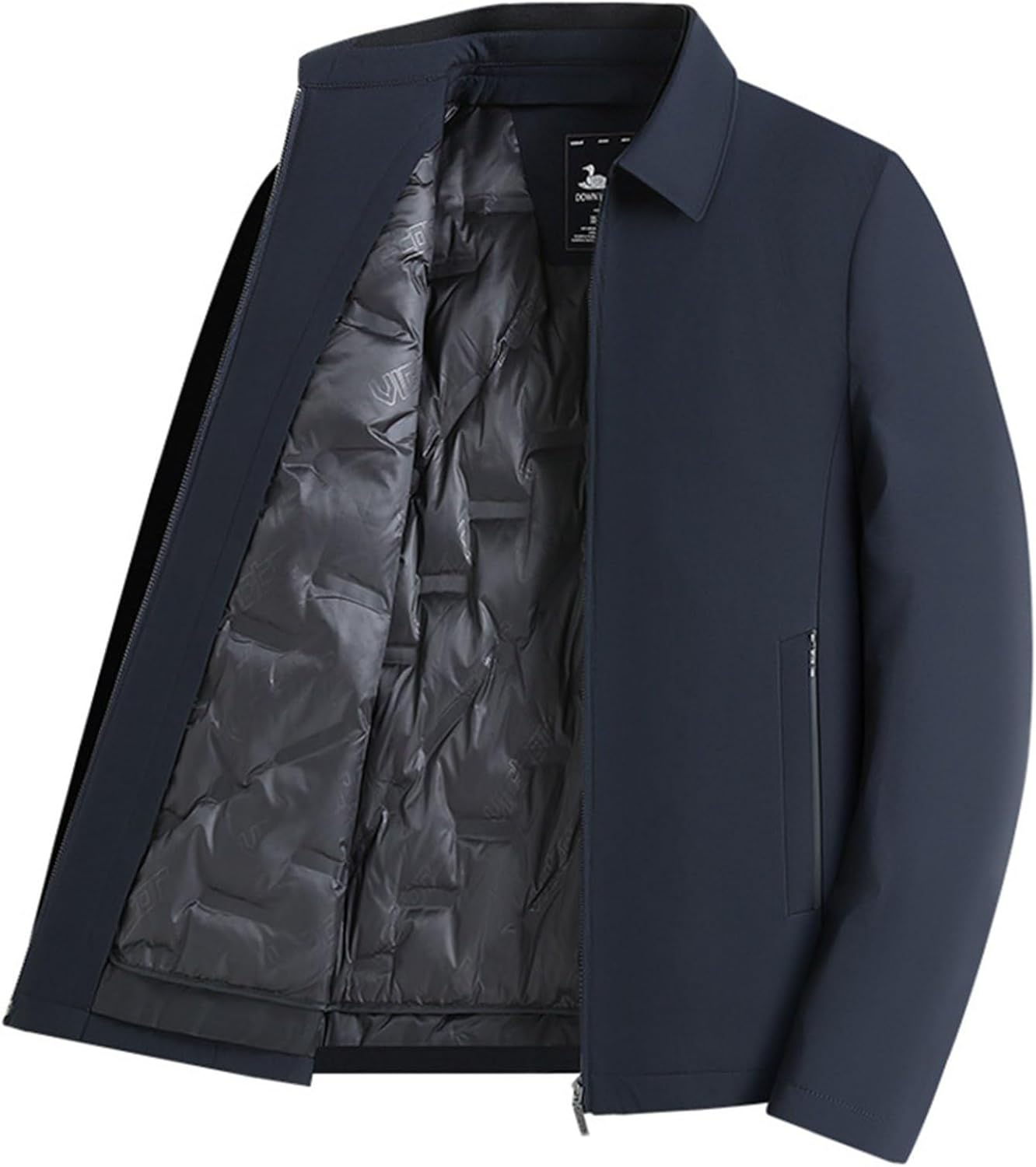【20%OFFクーポン～】ダウンジャケット メンズ ビジネス ダウンコート ステンカラー 無地 保温性 アウター M4XL 秋冬 カジュアル 保温ウェア 厚手 着膨れせず 防寒対策 男性用 アウター 吸湿発熱 通勤OL 外出