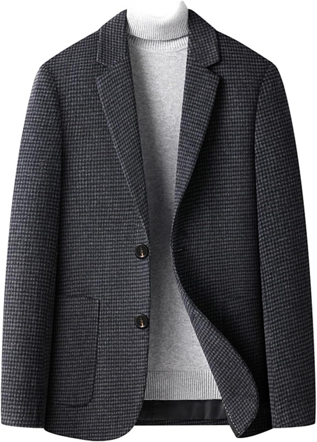 【20%OFFクーポン～】ビジネスジャケット M4XL スーツジャケット コート メンズ テーラード ラシャ ショート ブレザー スタジャン 折り襟 無地 二つボタン 長袖 スプリング 秋服 細身 フォマール 防寒着