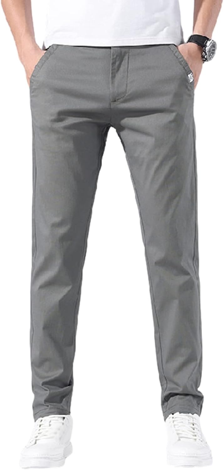 【20%OFFクーポン~】スーツパンツ チノパンツ チノパン メンズ ロングパンツ ストレート ストレッチ スリム コットン カジュアル ビジネス 大きいサイズ 薄手 細身 通気性 ワークパンツ 汗染み防止 着心地が良い ?量