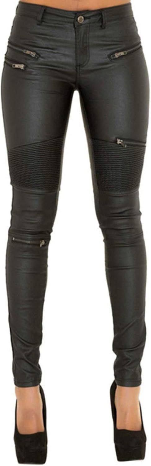 【20%OFFクーポン~】ペンシルパンツ 黒 フェイクレザーパンツ レディース PU スリム 細身 レギンス ボタン ポケット ストレッチ スキニーパンツ ロングパンツ レギンス 防寒 美尻 おしゃれ 着痩せ 無地 個性的 レ