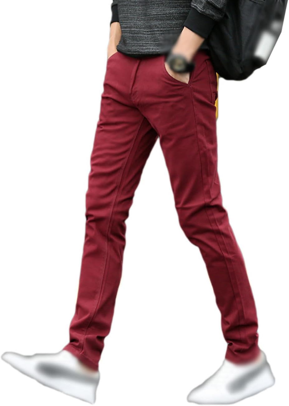 【20%OFFクーポン～】スキニーパンツ スキニー メンズ ストレッチ ストレッチパンツ ズボン チノパン スキニーフィットパンツ スリムチノパン 黒 ブラック 赤 レッド ボトムス 春 秋服 春服 夏 ビジネス カジュアル