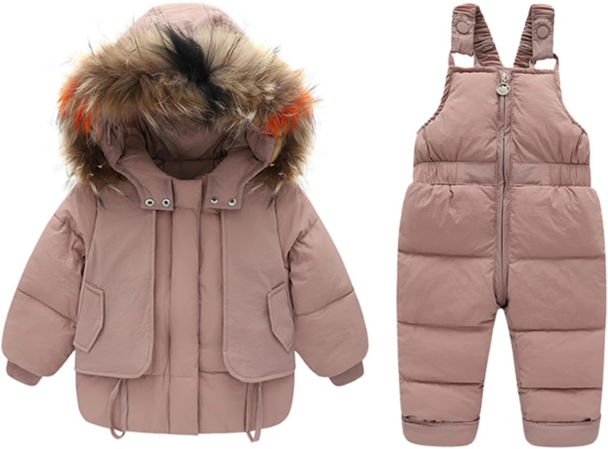 【20%OFFクーポン～】ジャンプスーツ ベビースーツ 赤ちゃん スノーウェア 秋冬 長袖 防寒 カバーオール ふわふわ アウター 出産祝い ギフト プレセント ロンパース ダウンコート 保温 無地 ファーフード付き 暖かい