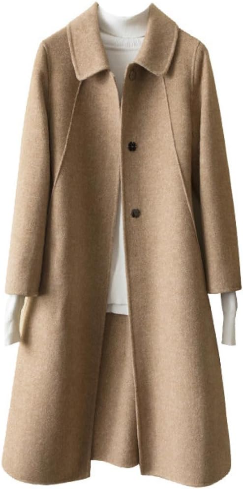 【20%OFFクーポン～】チェスターコート レディース 無地 秋冬 アウター コート ロング丈 メルトン ラシャコート ウール 厚手 ゆったり 防寒 アウター 暖かい カジュアル おしゃれ 冬物 ロングコート 着痩せ フォーマ｜Yokos