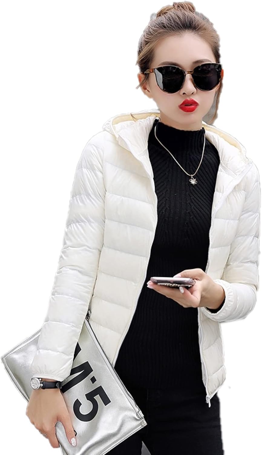 【20%OFFクーポン~】ライトダウン レディース ダウンジャケット ファション ショート丈 超軽量 登山 フード付き 春秋冬 防風 保温 暖かい 超薄い カジュアルアウトウェア 通勤 旅行 大きいサイズ 上品 防寒 細見え|Yokos