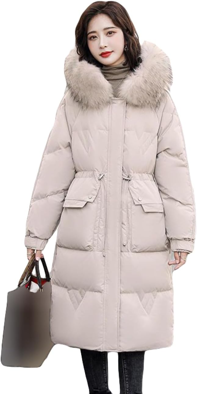 【20%OFFクーポン～】ダウンコート ファー付きフード ロング ダウン ジャケット 中綿 あったかい おしゃれ レディース 暖かい ベンチコートアウトドア 中綿コート 26,216円