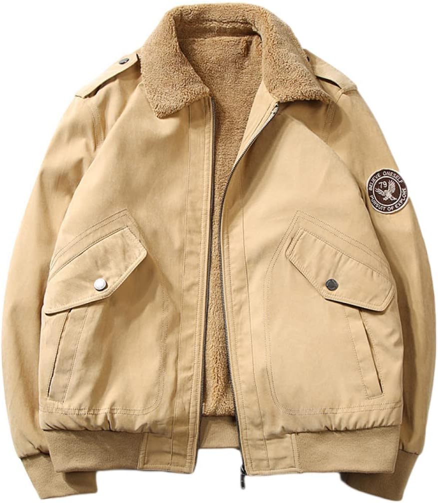 【20%OFFクーポン～】メンズ 作業服 防寒着 防寒コート 裏ボアコート 秋冬 ブルゾン ジャンパー フード 着脱 モッズコート ジャケット メンズ アウター 春 夏 秋 服 綿サテン ミリタリージャケットアウター 長 袖｜Yokos