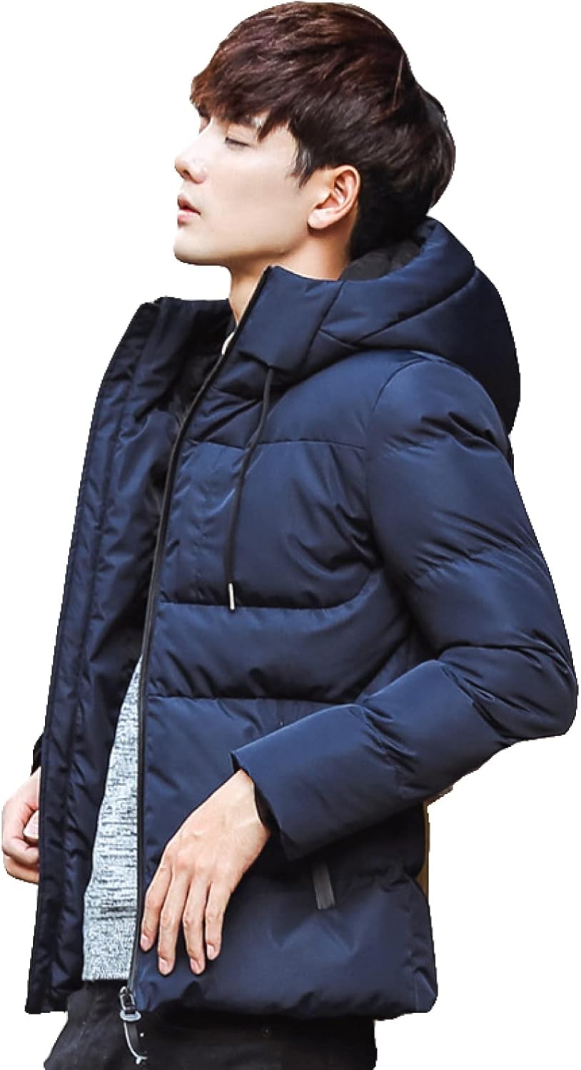【20%OFFクーポン～】ダウンコート メンズ コート アウター ショートコート ダウンジャケット メンズコート 普段着 防寒服 光沢感 メンズファッション フード付き ポケット付き 中綿 お出かけ 暖かい 防寒対策 防風 保｜Yokos