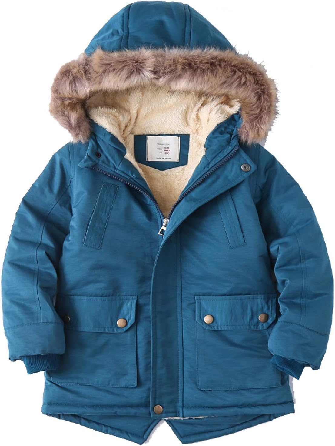 【20%OFFクーポン～】ダウンコート キッズ 男の子 ボーイズ ショート丈 中綿コート 裏起毛 男の子 秋冬物 防寒 保温 厚手 フード付き 子供服 キッズファッション 子供服 アウター こども ジャケット キッズコート 可