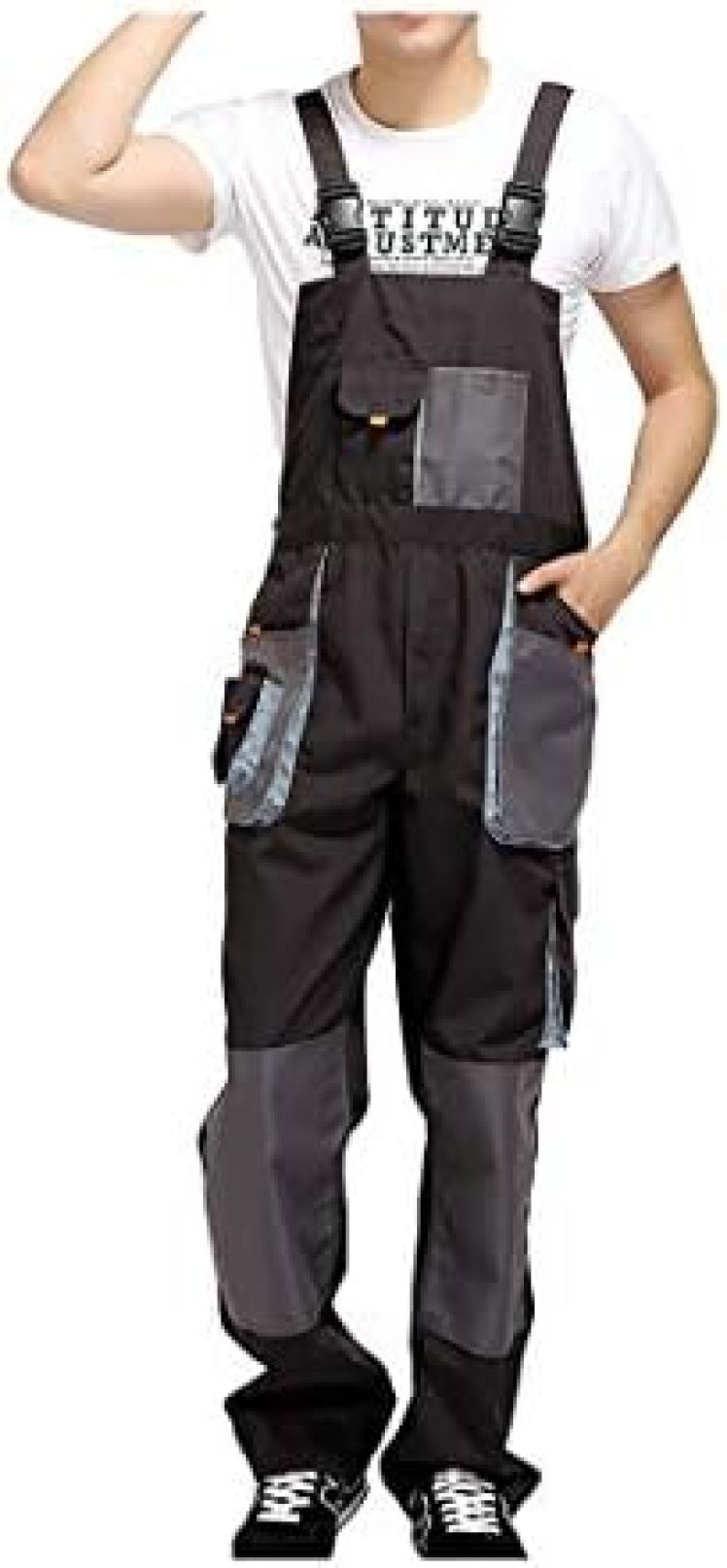【20%OFFクーポン～】サロペット メンズ ジーンズ ロングパンツ ゆったり デニムパンツ ストレート つなぎ オーバーオール デニム ファッション サルエルパンツ ジーパン ストリート オールインワン