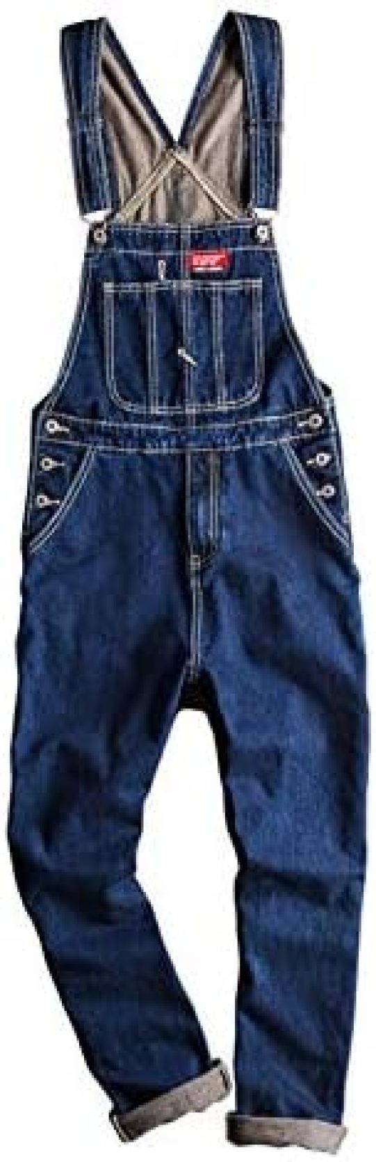 【20%OFFクーポン～】サロペットパンツ メンズ デニム ゆったり オーバーオール ジーンズ ストレッチ カジュアル ロングパンツ 韓国 オールインワン 作業着 つなぎ おしゃれ サロペット｜Yokos 9,583円