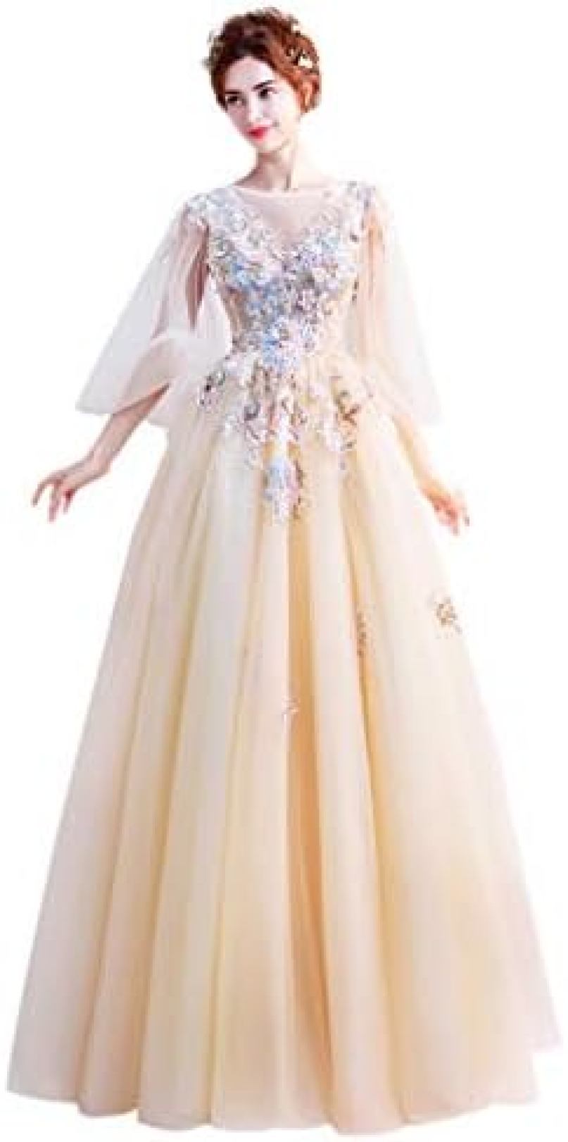 【20%OFFクーポン～】カラードレス ロング イブニングドレス 二次会 パーティードレス 演奏会 花嫁 フォーマルドレス 発表会 結婚式 カクテルドレス 披露宴 おしゃれ｜Yokos