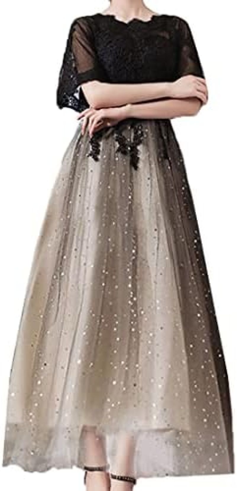 【20%OFFクーポン~】レディース パーティードレス イブニングドレス ロングドレス ウエディングドレス カクテルドレス ワンピース ドレス チュール スパンコール レース 結婚式 刺繍 フォーマル お姫様 演奏会 花嫁 オ