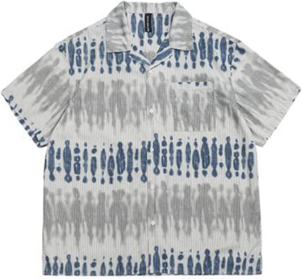 半袖シャツ メンズ アロハシャツ 夏用 ハワイアン ビーチシャツ UVカット カジュアル ヴィンテージ 花柄シャツ 通気性 キューバシャツ サマーシャツ 男女兼用 ゆる 大きいサイズ リゾート 花火大