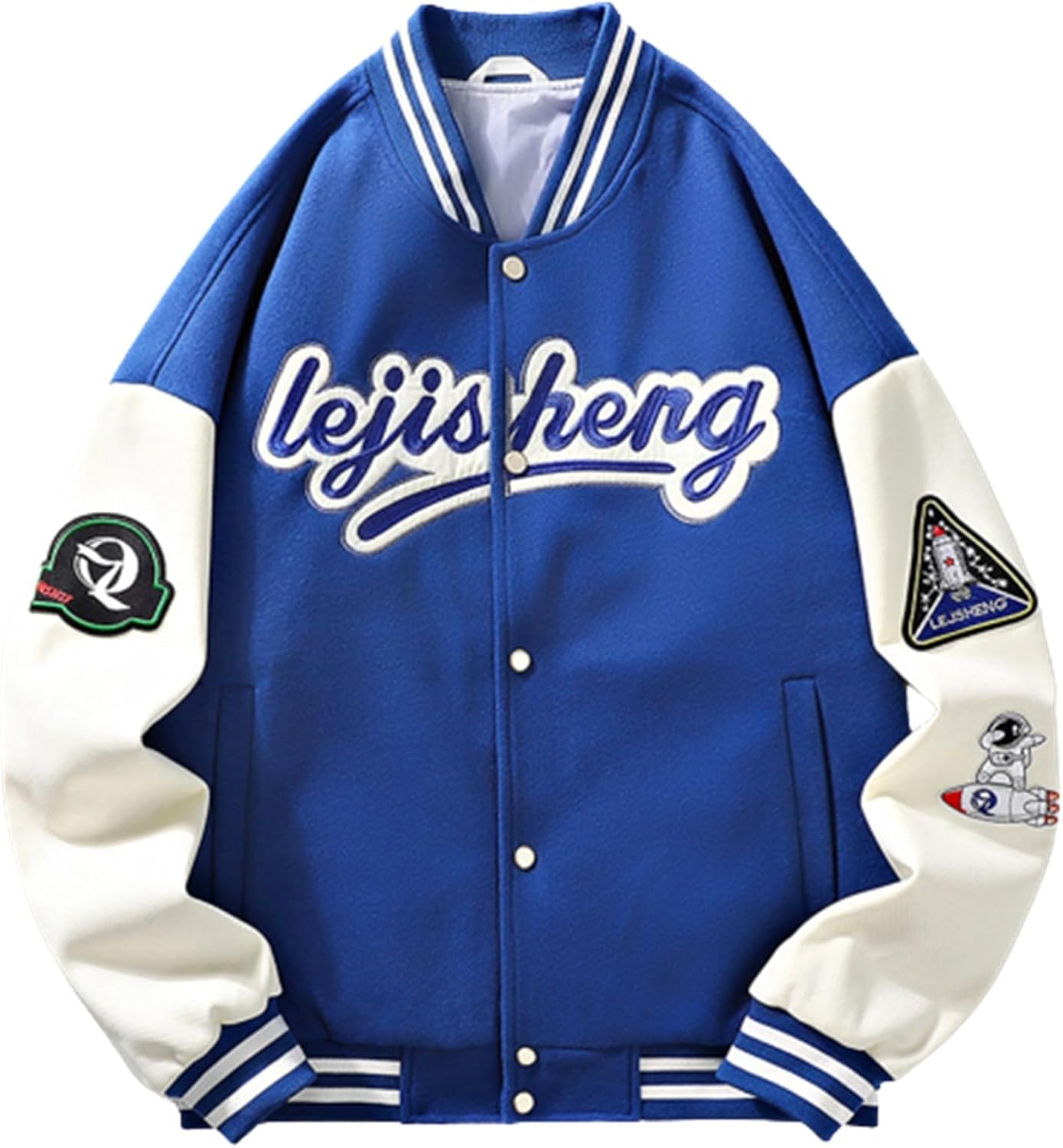 【極美品】ミシカ MA-1 ジャケット スタジャン アウター ブルー 総柄 L 極美品】ミシカ MA-1 ジャケット スタジャン アウター ブルー 総柄 L