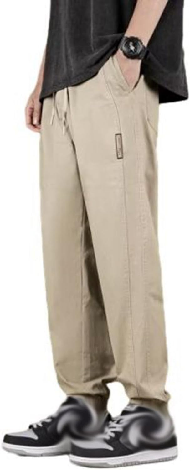 テーパードパンツ メンズ チノパンツ 春夏秋服 ウエストゴム調整可能 ストレート ロング ズボン カジュアルボトムズ 窮屈感のない 長持ち 着用感 デイリー 通勤通学 ベーシック｜Yokos
