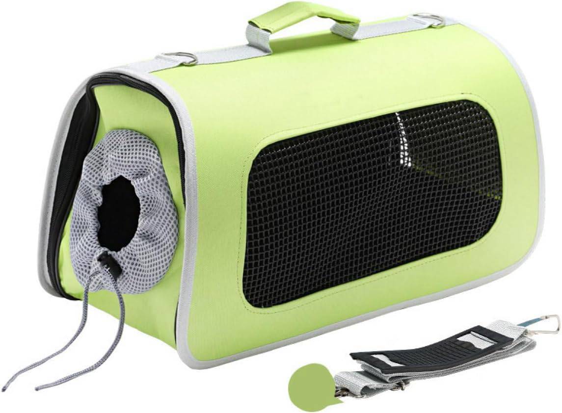 犬 猫 ウサギ キャリーバッグ ペットキャリーバッグ 多機能 丈夫 軽い グリーン ペットバッグ 夏冬対応 L 通気性 折り畳み 小型犬 中型犬 キャリーケース ショルダー 手提げキャリーバッグ 飛び｜Yokos
