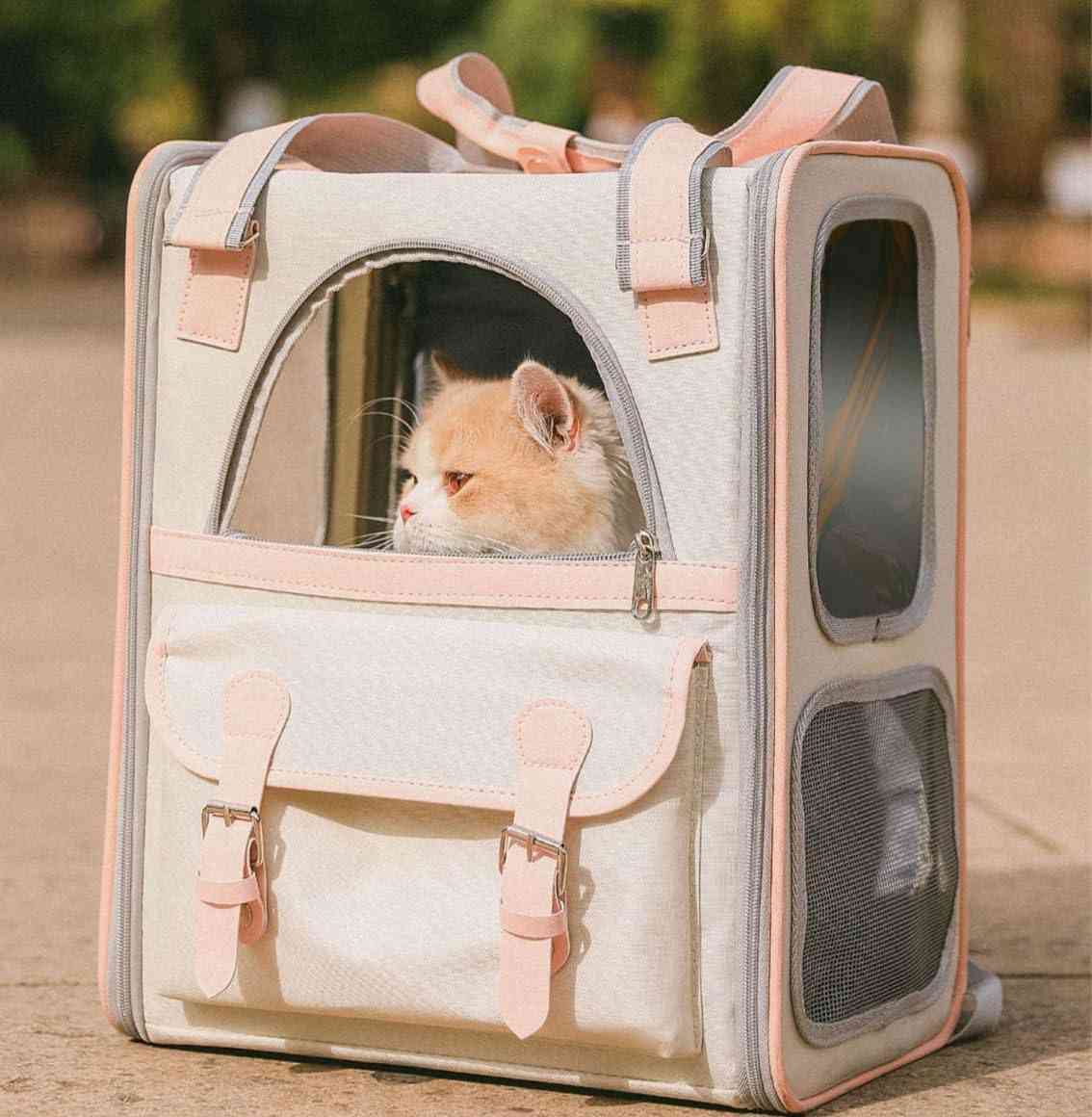 ペットキャリー リュック ペットキャリーバッグ 小型犬 ピンク 猫 折りたたみ リュック キャリーバッグ ペット用キャリー 犬 M キャリー 猫用キャリー イヌ ネコ 軽量 ソフトクレート 散歩 旅行