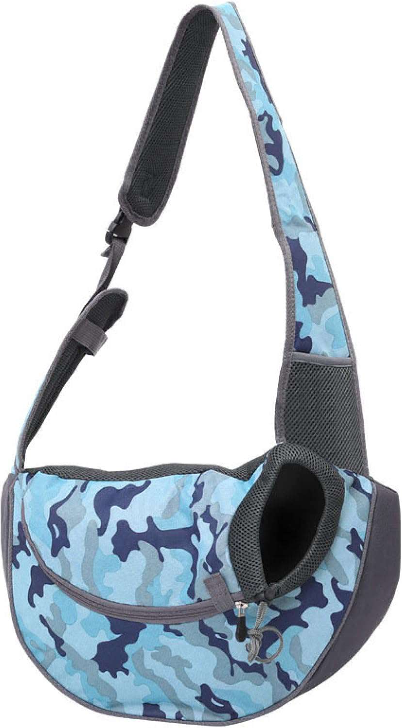 ペットスリング ペット バッグ 中型犬 犬用 キャリーバッグ バックル ペット スリング 抱っこ紐 ペットバッグ ショルダーバッグ ブルー 通気性 安全ロープ付き 通気性いい ギフト ソフトキャリーバ|Yokos