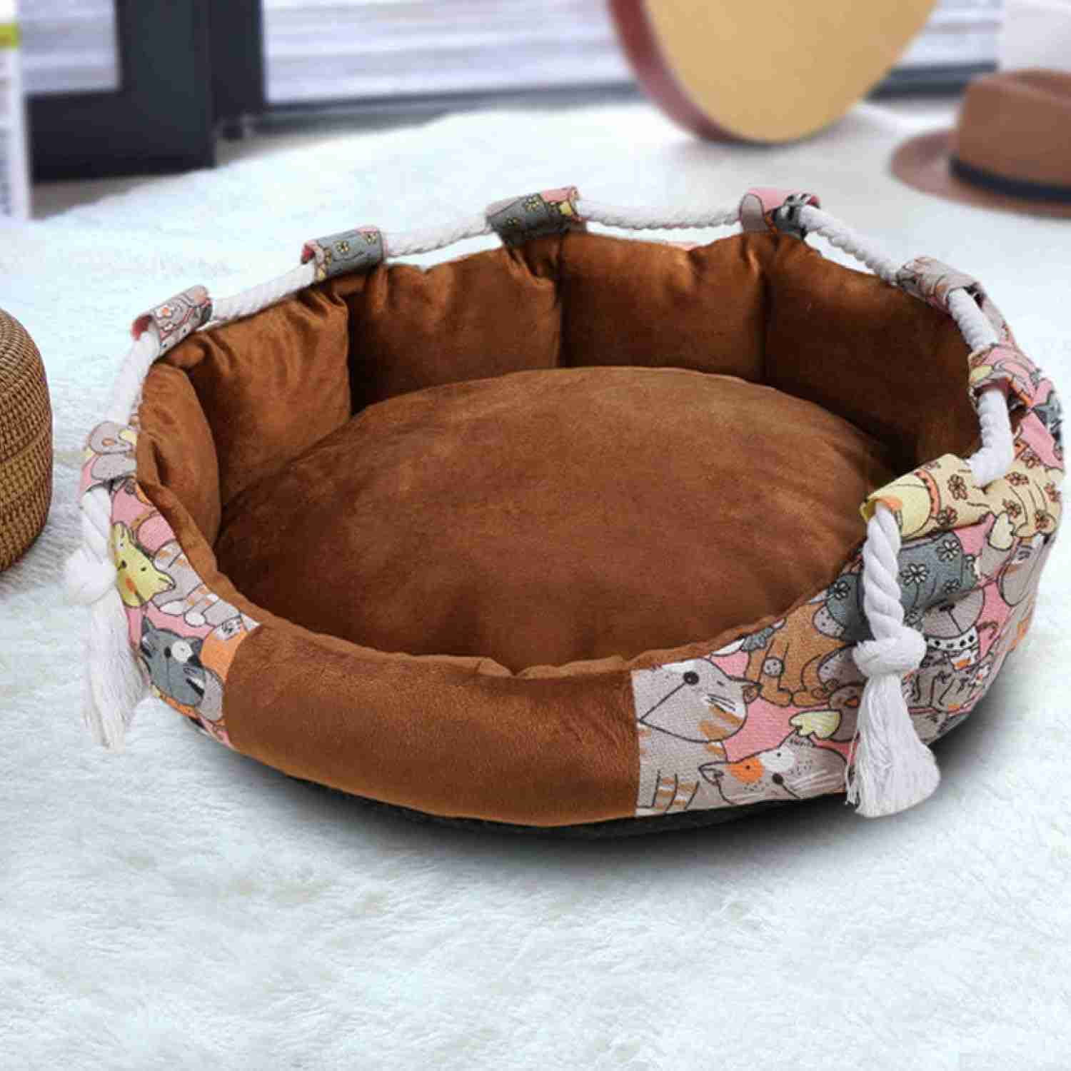 猫ベッド ペットベッド ソファー ペットベッド 春夏 老犬介護 ペットベッド ペットクッション 滑り止め エアコンルーム適用 ペット 高反発 布団 50*60cm 低反発 ドッグ 設計 暑さ対策 犬