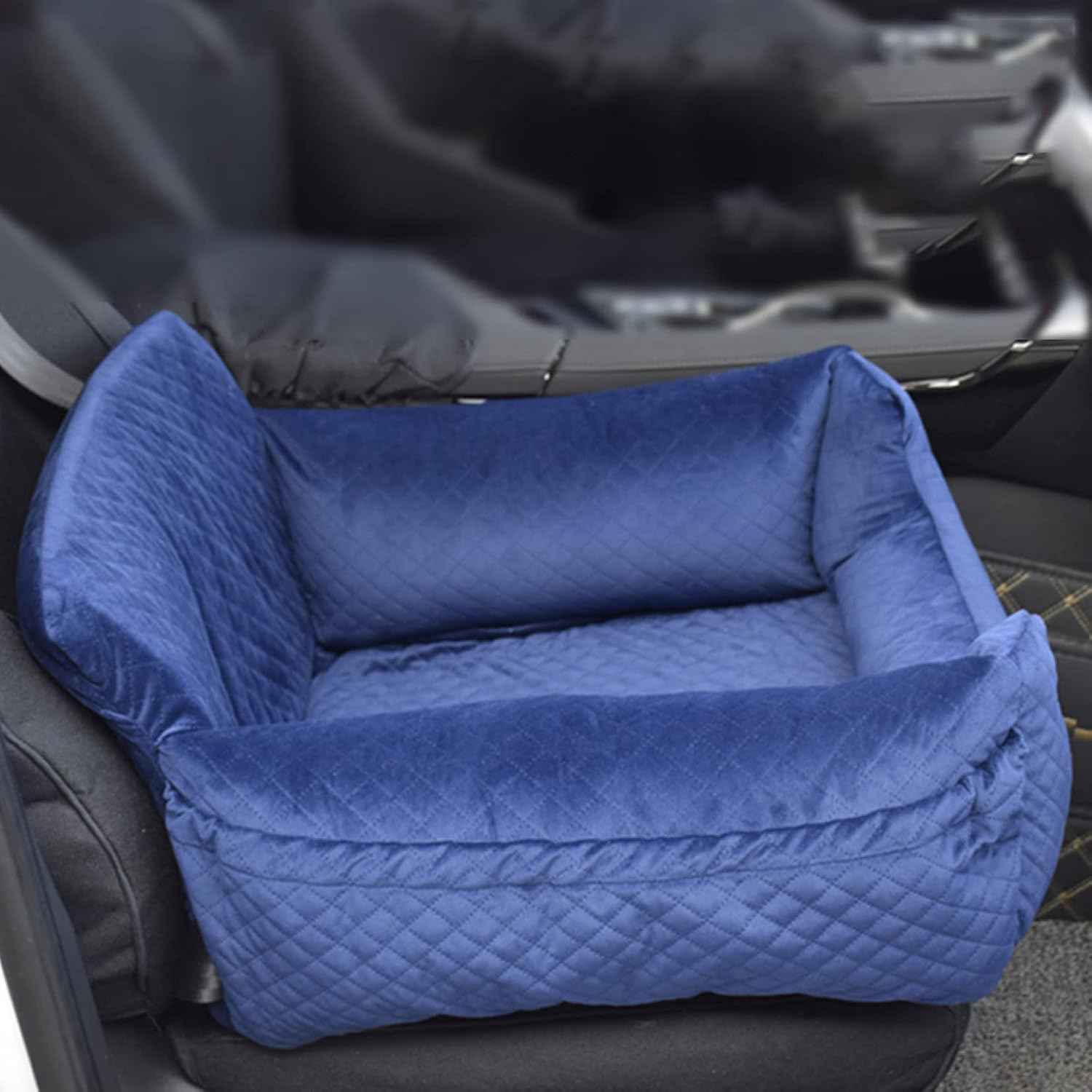 ペット用 ペットキャリーバッグ ドライブベッド お出かけ 夏用 猫用 小型犬 58*55*26 中型犬 キャリーバッグ 持ち運び 車載用 飛び出し防止 汚れにくい 滑り止め 設計 大中小型車用 簡単取
