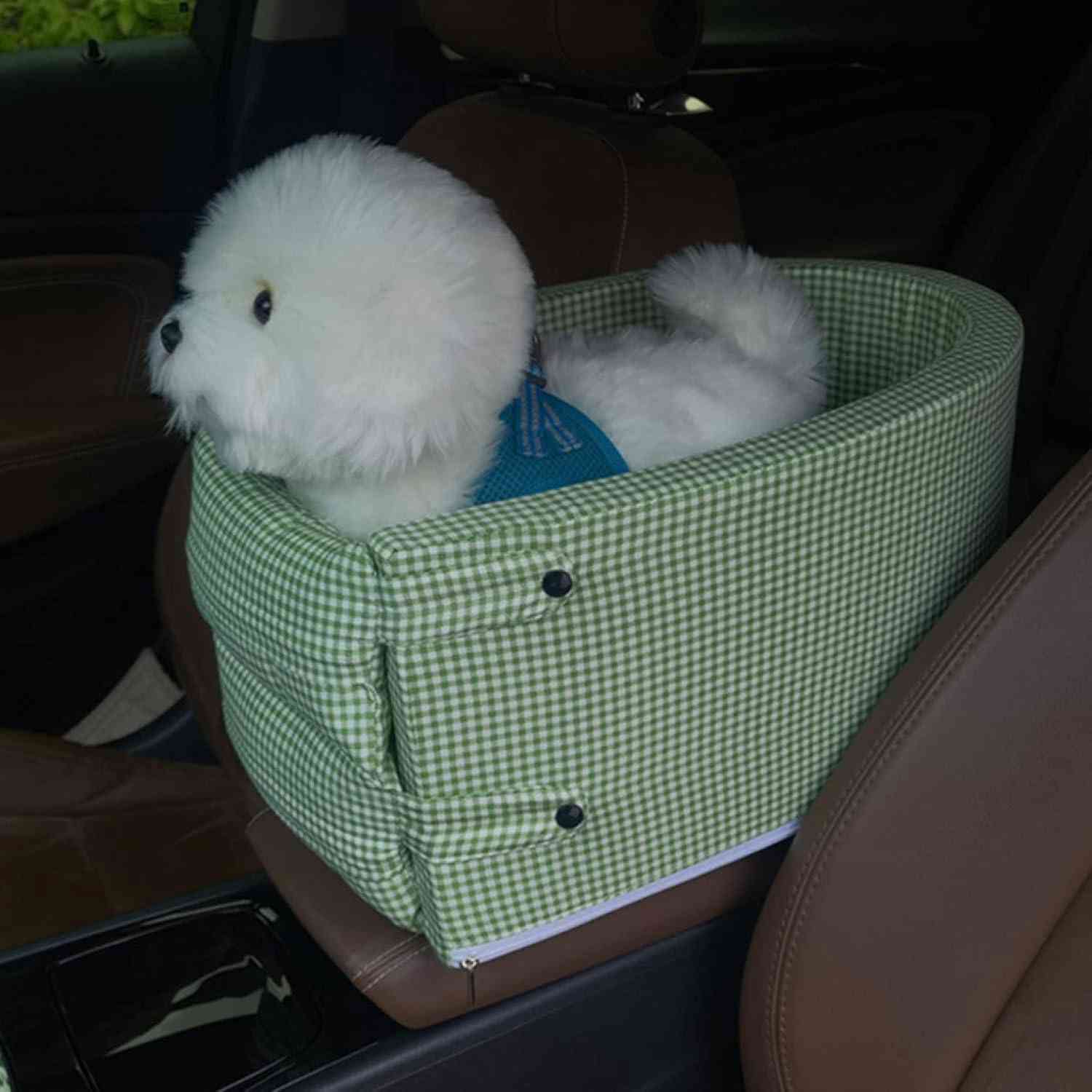 ペット用 ドライブベッド ドライブボックス 犬 おしゃれ 車載用 多頭 45*25*22 アームレスト 犬用カー用品 キャリーバッグ ペットベッド 後部座席 小型犬 中型犬 飛び出し防止 設計 リード