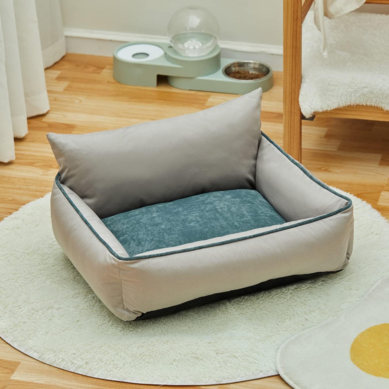ペットベッド 犬 猫 ベッド ペット用ソファー グレー 小型犬 中型犬 猫用 ペットソファ ペット用品 ペット用 グッズ ペットクッション 猫ベッド 犬ベッド ソファ 犬 ねこ XL あったかい 四季｜Yokos 10,346円