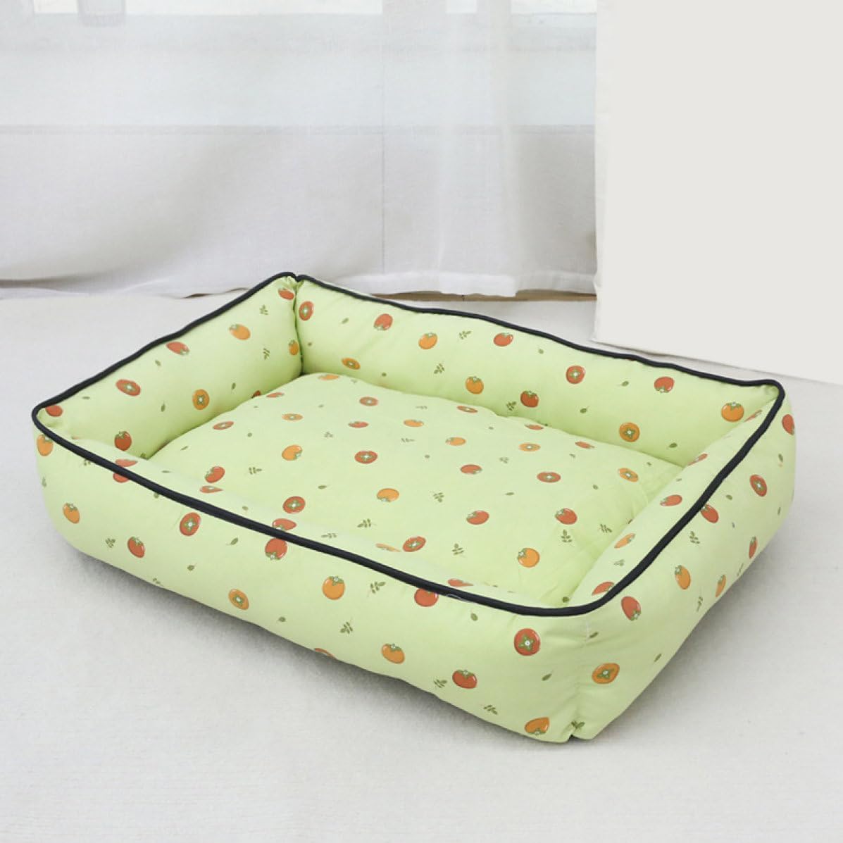 猫 ベッド 犬 ベッド ペットベッド グリーン ペット クッション ペット用品 ふわふわベッド 小型犬 中型犬 70*56cm 猫用 ふかふかベッド ぐっすり眠る 猫が喜ぶベッド キャット オールシー｜Yokos