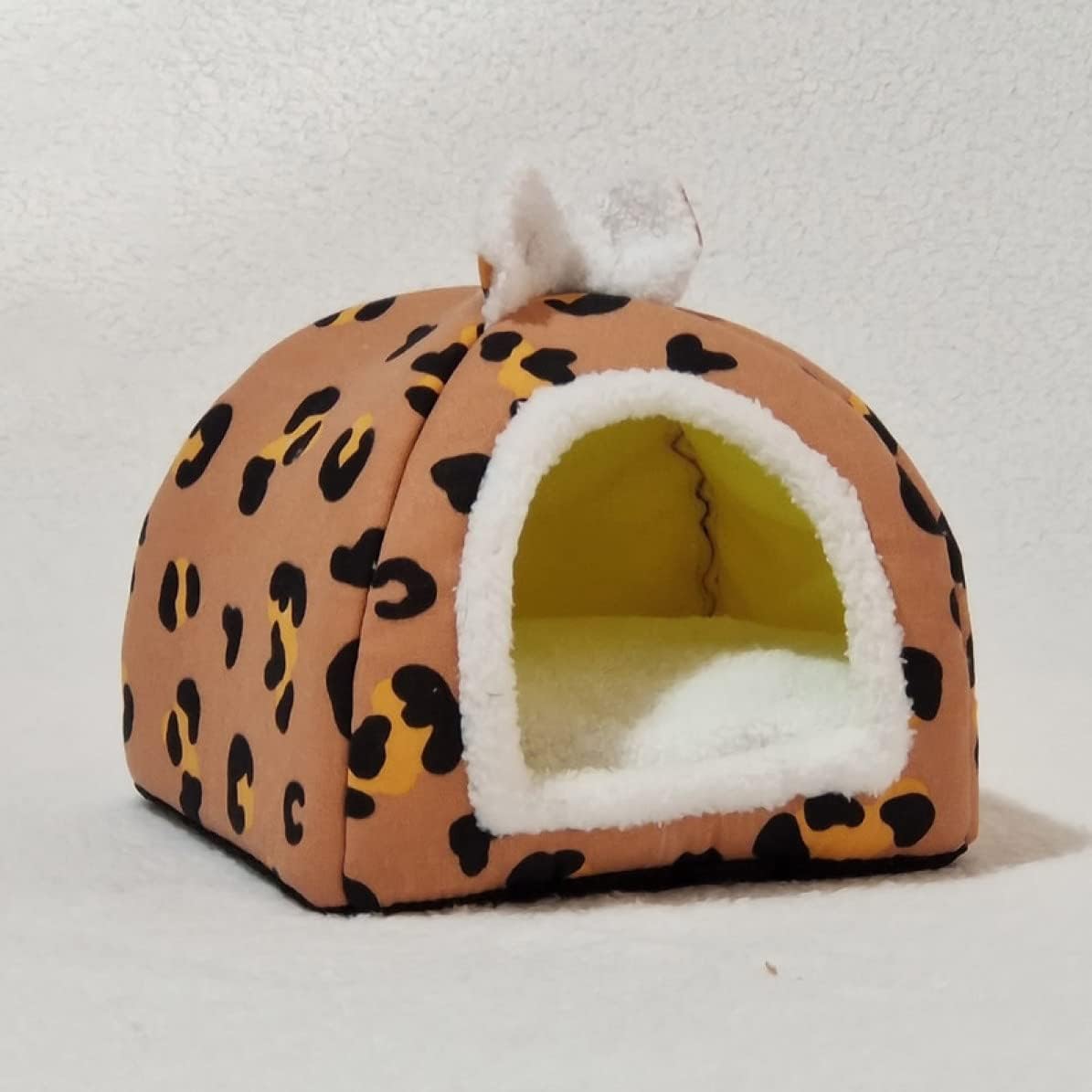 28*28*26 キャットベッド 犬用ベッド ドーム型ベッド 小型犬 寝床 猫 ベッド 快適 ふかふか 休憩所 可愛い 防寒対策 猫クッション レッド ベッド 洗える 猫ソファー ペットソファー 通年｜Yokos
