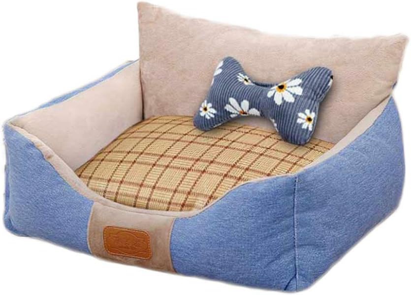 ペットベット L ペット用マット 犬猫兼用 クッション 小動物 洗える 通年利用 寝床 小型 中型 猫ハウス 犬小屋 ふんわり コットン おしゃれ 可愛い ペット用品 ソファベッド ぐっすり眠る 休憩