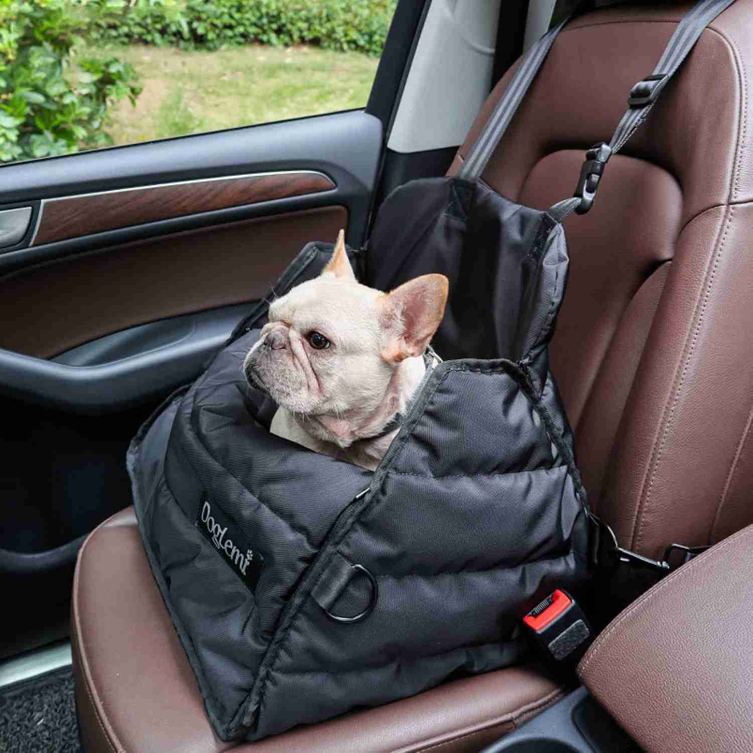 犬 車ドライブボックス ペットベッド 車 犬 小型犬 中型犬 夏用 車用ペットシート ペットキャリーバッグ ペット用ドライブシート飛び出し防止リード付き ペット用 猫用 多頭 設計 滑り止め 水洗い可|Yokos