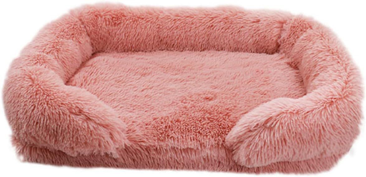 猫 ピンク ベッド 犬 ベッド ペットベッド 冬 2XL ふわふわ 高反発 ペットクッション 柔らかい オールシーズン用 おしゃれ 秋冬 屋内 洗える 滑り止め 猫 小型犬 中型犬 うさぎ 小動物 猫｜Yokos