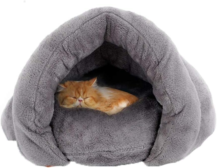 もぐりこみベッド ペットベッド 犬 猫 ふわふわ 暖か シェル型 ベッド M ペットベッド 寝袋 あったか クッション寝袋 小型犬用/猫用 秋冬 犬 ペットベッド 猫 犬ベッド 猫ベッド 犬 猫 ペッ｜Yokos