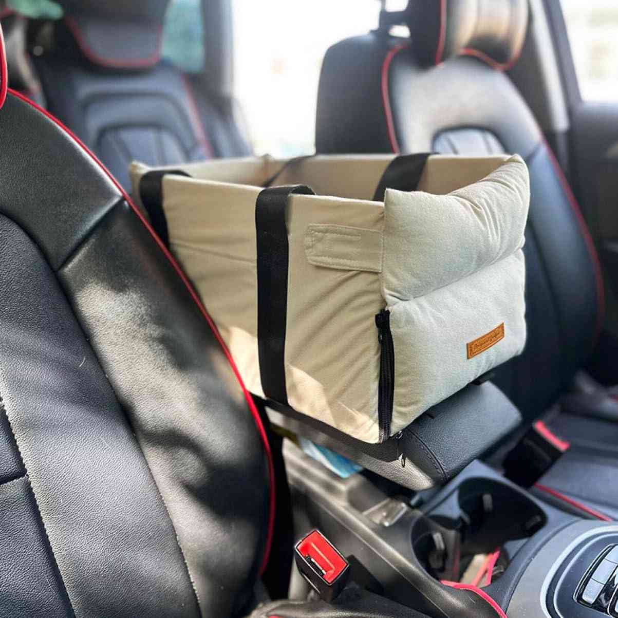 ドライブベッド 車用 ペットベッド ペット用ドライブボックス ペット 45*24*22 車用ベッド 犬用 猫用 ドライブボックス 飛出し防止 ドライブ用品 犬 猫 ドライブ ベッド 犬 車 アームレス