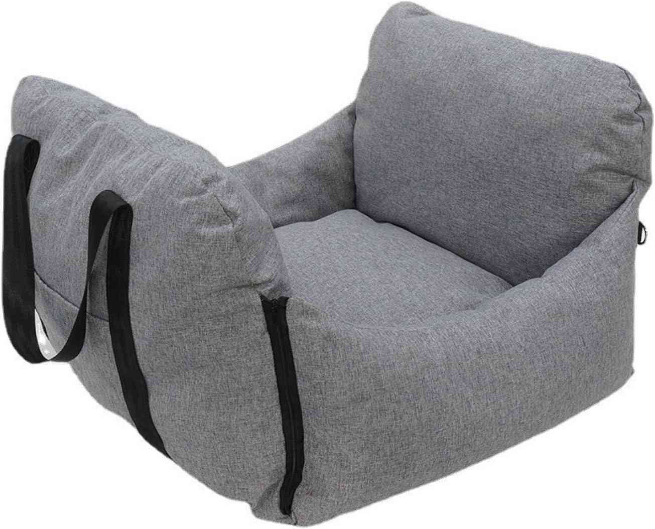 ペット用 ドライブボックス 犬車用ペットシート 座席シート 小型犬 ペット 57*55*35 ドライブキャリーボックス ドライブシート ペットベッド 猫用 犬用 車載 夏冬兼用 グレー ペット用品 ド｜Yokos