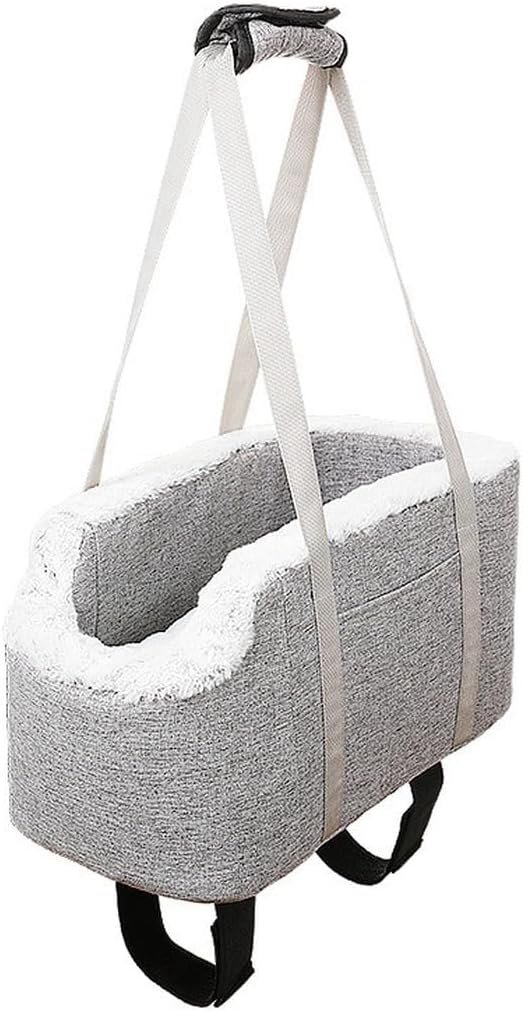 ペット ドライブベッド 可愛い ドライブボックス 45*20*24cm 小型犬 車用ペットシート 座席シート 飛び出し防止 ドライブシート 犬 キャリーバッグ 組立簡単 お出かけ グレー 車載用 カー|Yokos