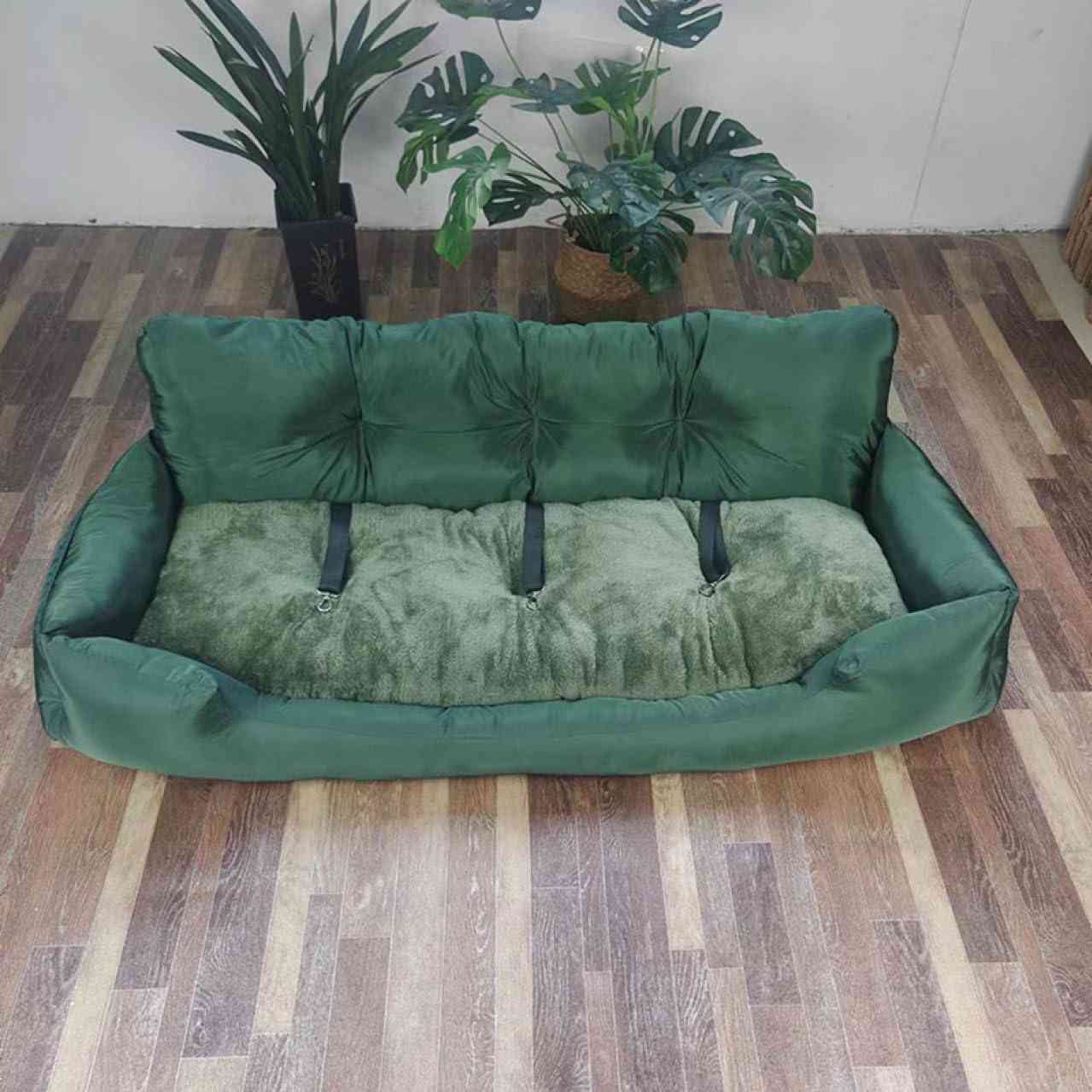ドライブボックス ペット ドライブベッド 犬 ベッド ペットベッド 夏用 後部座席 ペットソファ 犬 100*42*37 小型犬 柴犬 中型犬 車用ペットクッション おしゃれ かわいい キャリー グリ|Yokos
