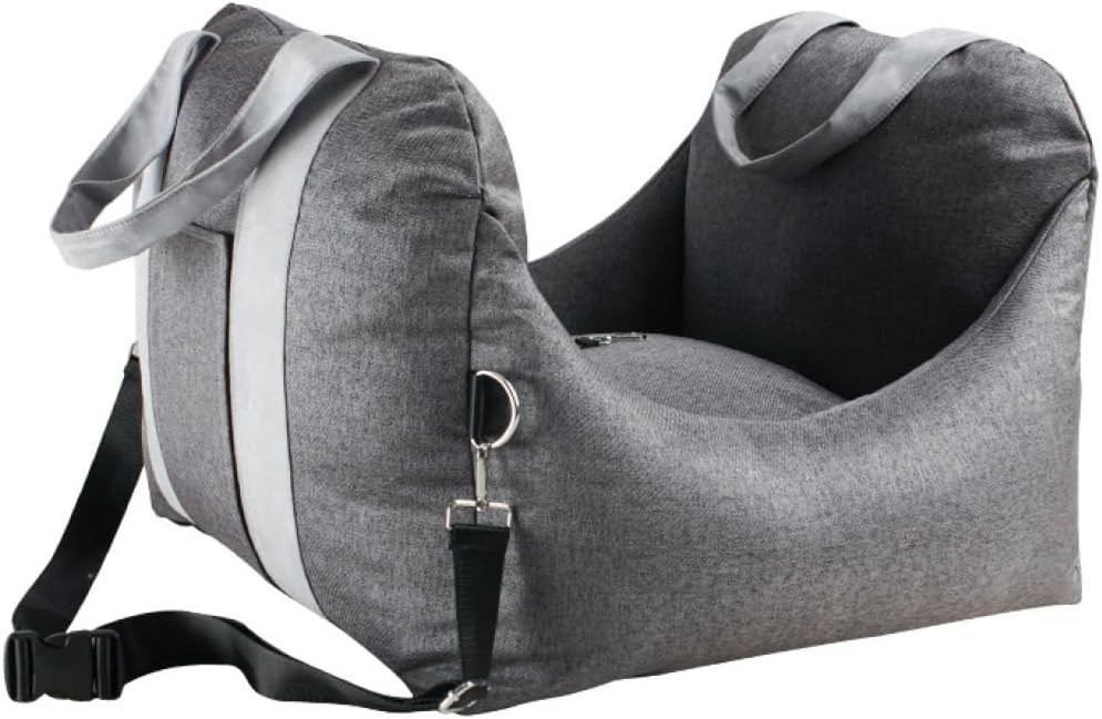 2way ドライブベッド 犬用 ドライブボックス ペット 車 犬 ペットキャリー 52*52*44 キャリーバッグ カー用品 飛び出し防止 リード付き ペットベッド ペットソファ 犬用 中小型犬 地震