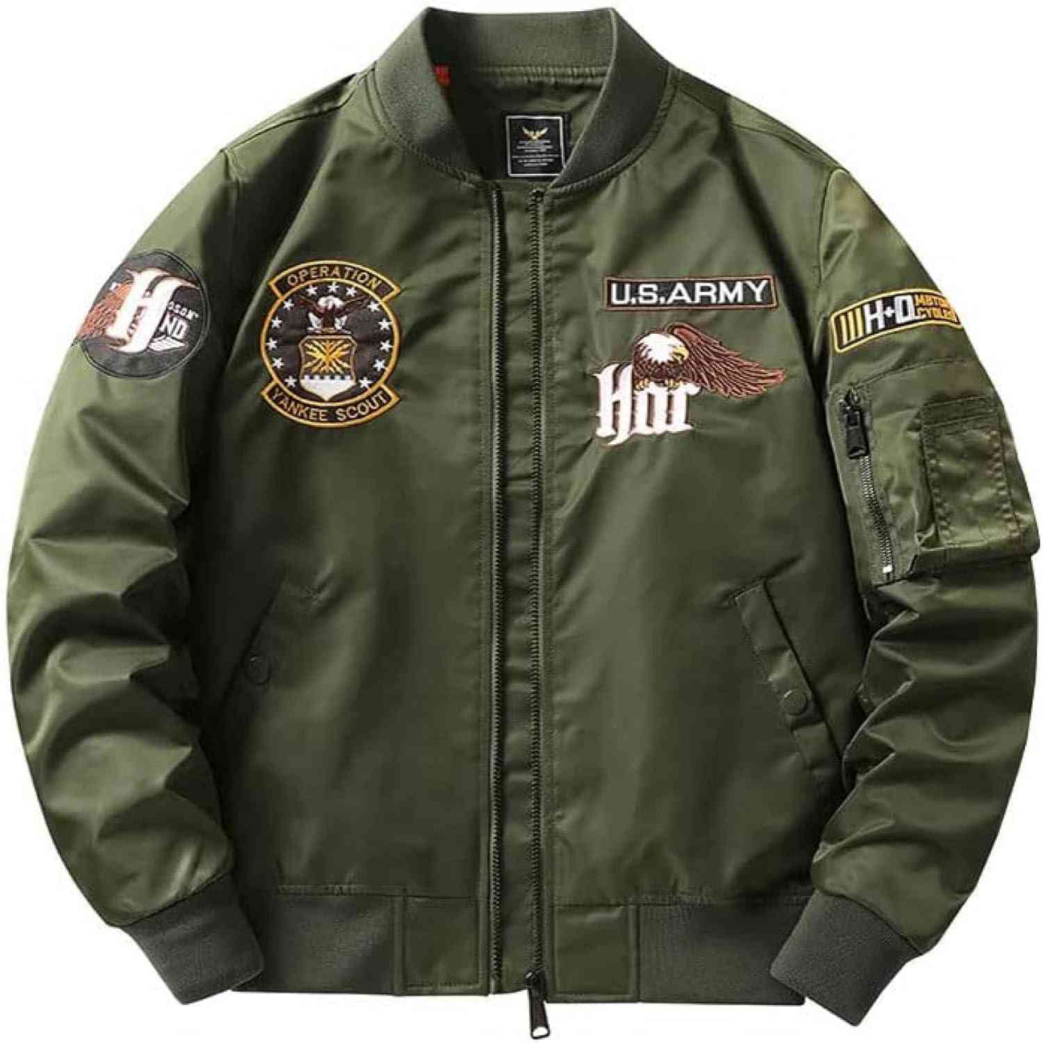 スタジャン ジャケット メンズ 冬服 アウター メンズ フライトジャケットゆったり アウター アウトドアジャケット 保温性 柔らかい オシャレ カジュアル 春秋冬 大きいサイズ 刺繍 薄手｜Yokos