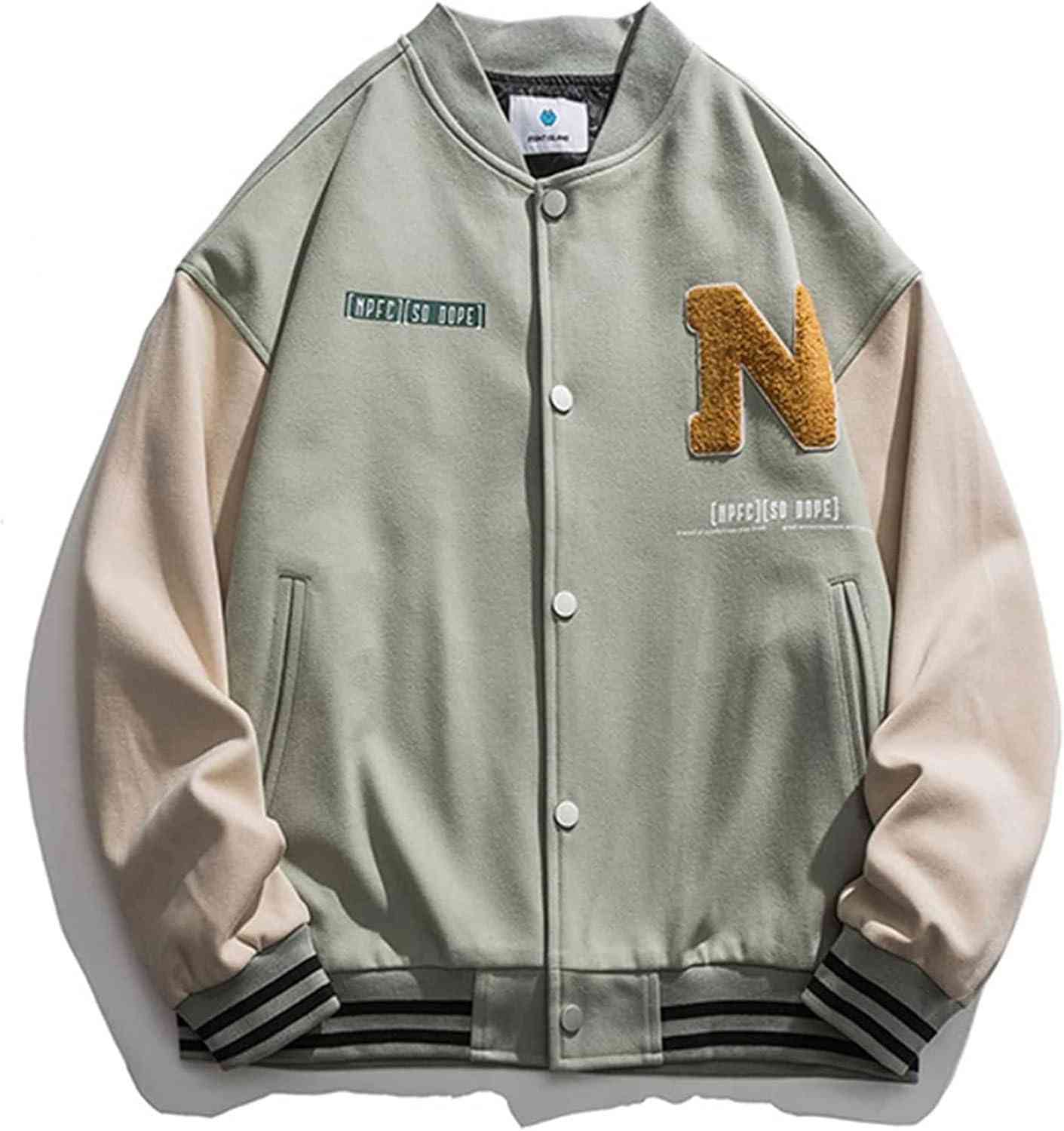 スタジャン アウター レディース ジャケット メンズ 春服 秋服 ストリートジャケット ブルゾン ゆったり シンプル カジュアル ファション スポーツ アウトドア ビジネス 通勤 通学 学校 男女兼用|Yokos
