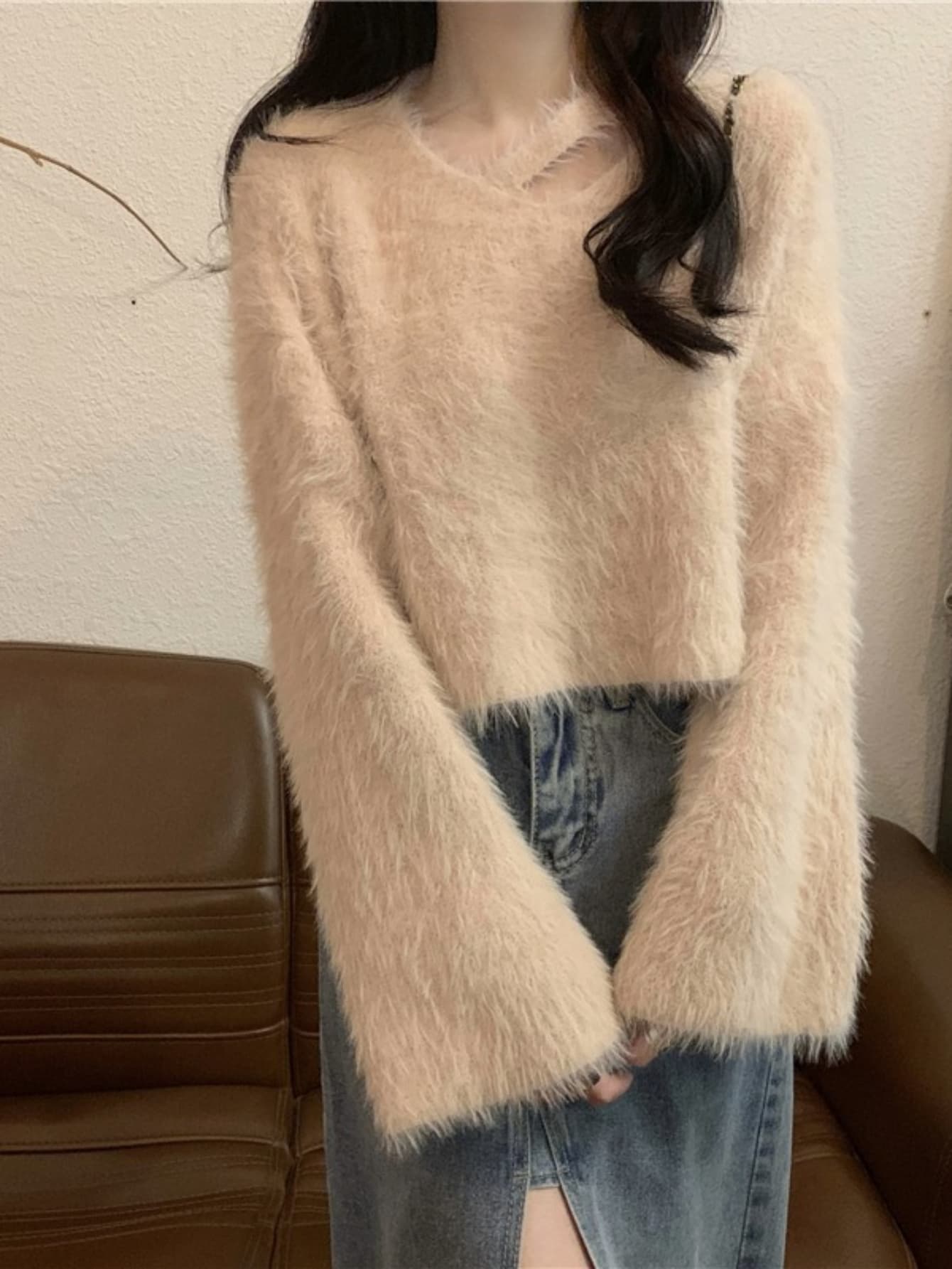 ニット トップス レディース 長袖