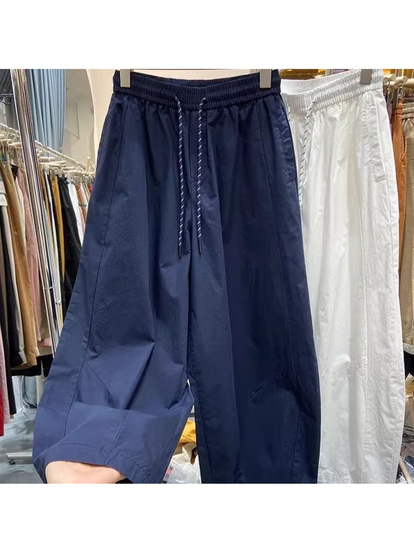 ワイドパンツ レディース カーゴパンツ パラシュートパンツ ワークパンツ ズボン ロングパンツ ボトムス 速乾 接触冷感 撥水 ウエストゴム ドロスト 紐 ゆったり 大きいサイズ 体型カバー 着痩せ 脚長 美脚 涼しい スポーティー ストリート カジュアル アウトドア